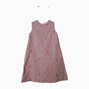 CPC Girls Sleeveless Dress Size 5  With Pockets & Sail Boats